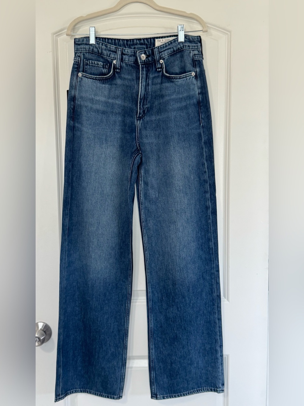 Rag & Bone The Logan 26 NWT Women’s Wide Leg Jeans Dark Rinse